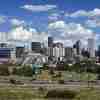 Denver city skyline in the daytime